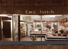 Die Fleischerei Jurich nach dem Umbau von 1966